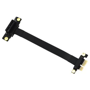 

HOT-90 Degree Pci-E Pci Express 1X To 1X Slot Riser Card Converter Extender Ribbon Adapter Extension Cable Pci-E X1 Gold Plated