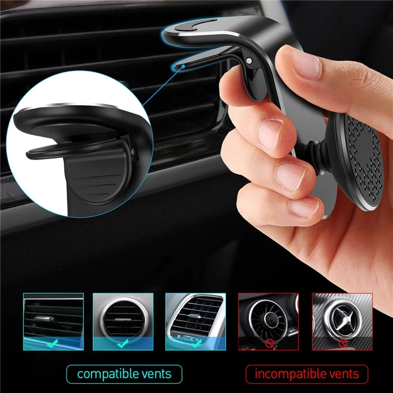 Magnetic Car Phone Holder Stand In Car For Mercedes Benz MB