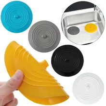 Sink Stopper Drain-Cover Bathroom-Accessories Flat-Plug Silicone Leakage-Proof 15cm Large