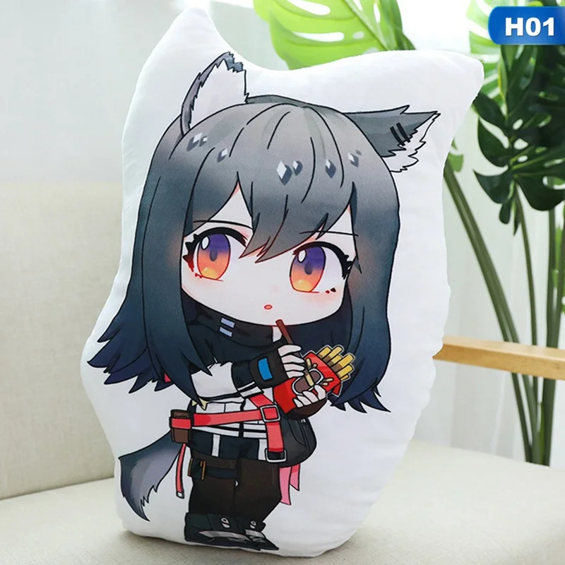 Tomorrow Ark плюшевая подушка 2D слово аниме-атрибутика серебристо-серая кукла Miya Angel COS Реквизит - Цвет: 1