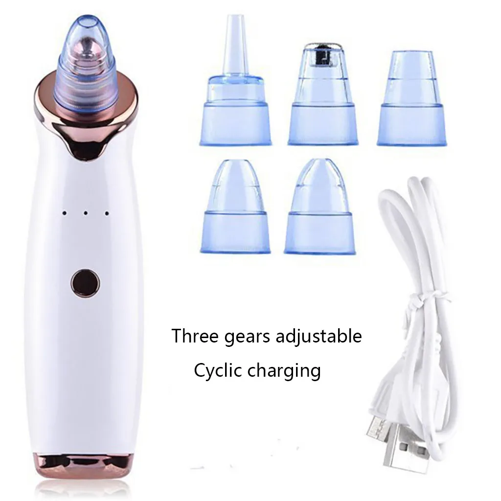 

Electric Blackhead Remover Face Deep Pore Cleaner Acne Pimple Removal Vacuum Suction Facial SPA Tool Skin Care