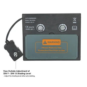 

New Meterk Solar Energy Welding Helmets Auto Darkening Soldering Mask Welder Cap Lens Filter Shade Mask for welding