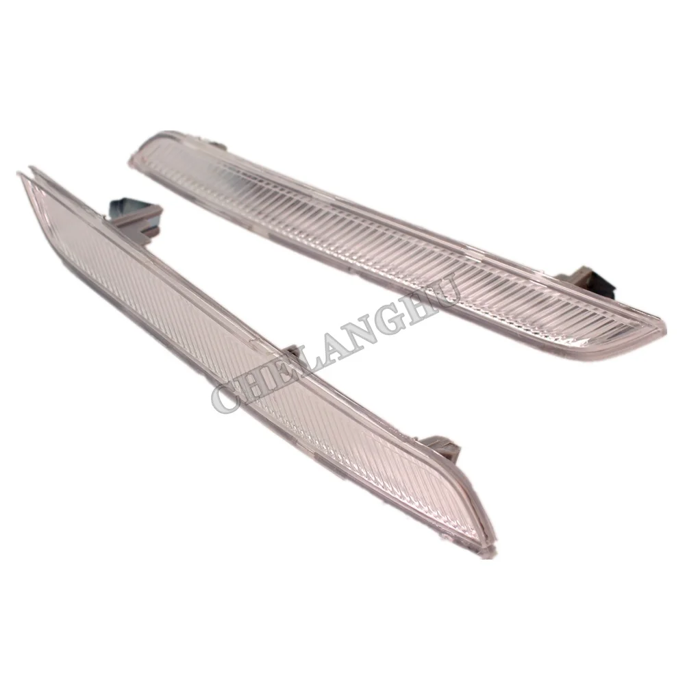 Pair White Front Bumper Side Marker Reflector Light For BMW X5 E70 M 2009 2010 2011 2012 2013 2014