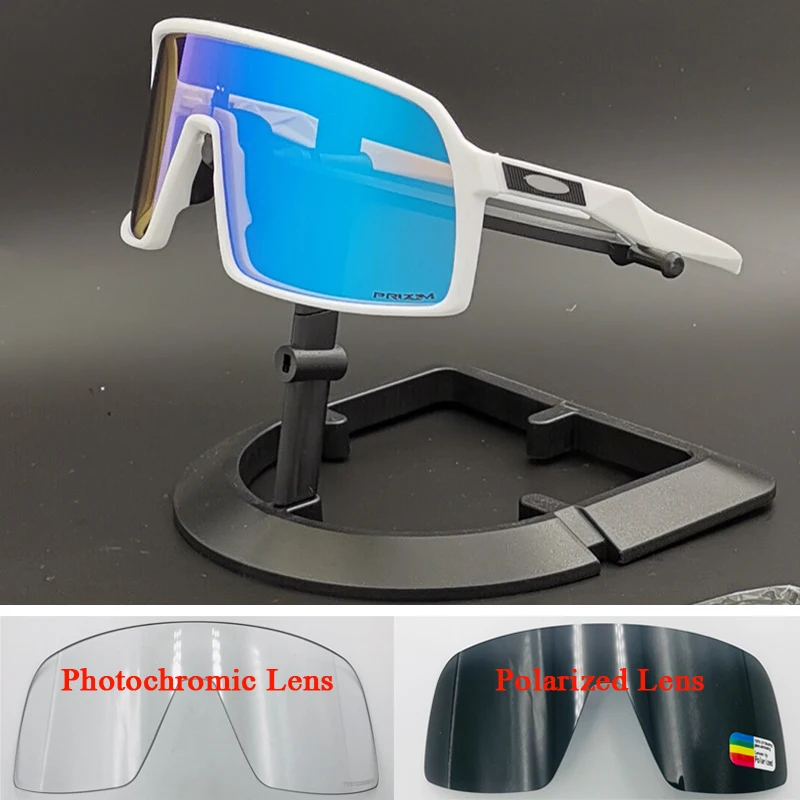Фотохромные поляризованные солнцезащитные очки с 3 линзами для шоссейного велосипеда, MTB очки для велоспорта, спортивные велосипедные очки для езды, Обесцвечивающие очки