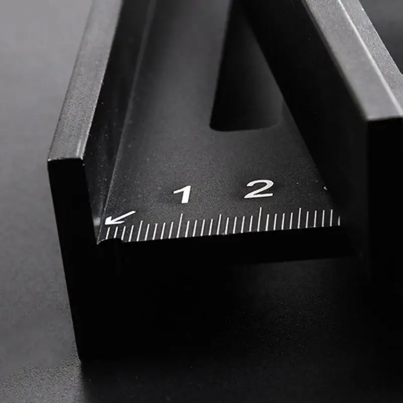 Треугольная линейка из алюминиевого сплава l-квадратная линейка прямая DIY деревообрабатывающий инструмент