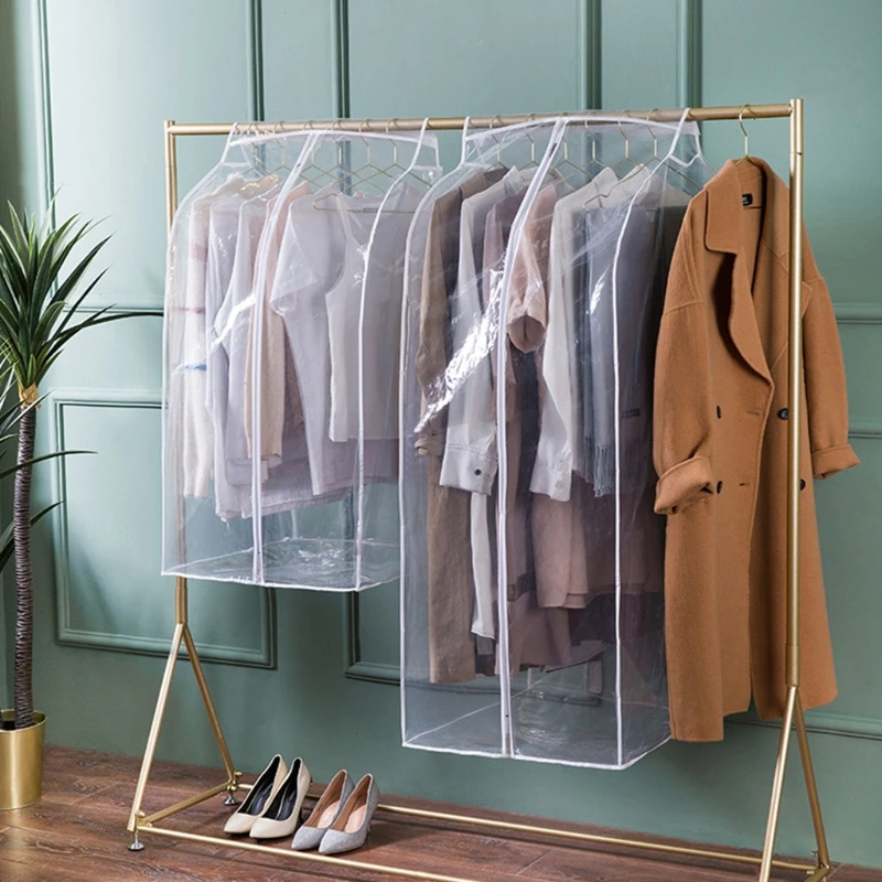 Hanging Garment Bag Garment Bag Organizer Storage With Clear Pvc