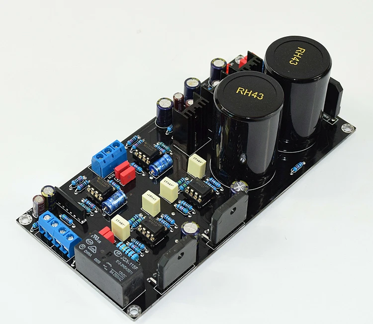 AC24V 68 Вт + 4 8 евро усилитель мощности плата LM3886 HIFI высокой OP07 DC Servo 5534 независимый Op