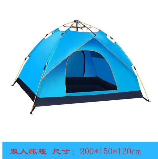 

Double Automatic Tent Quickly Open College Style False Double Layer Tent Beach Camping