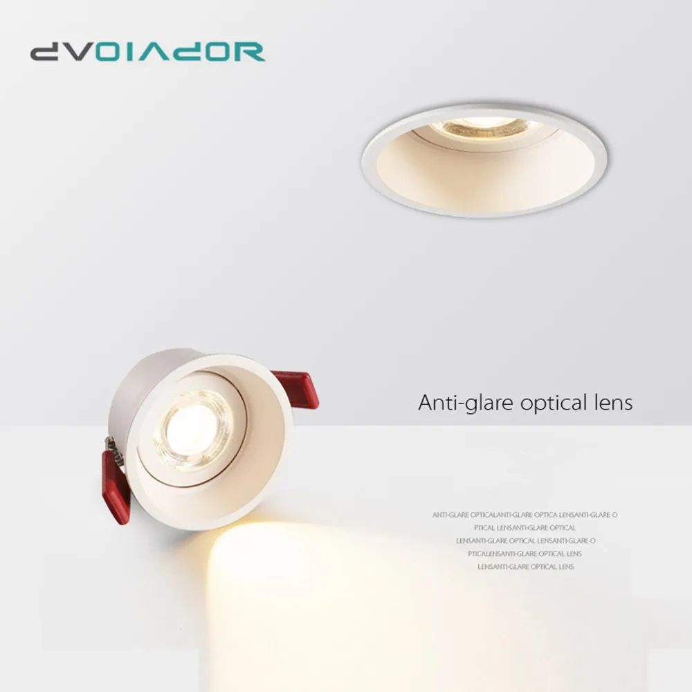

Simple Round Led Light Downlight Recessed Led Lighting 5W 7W 12W 15W Light Spot Anti-glare For Room Stores Office AC110V 220V