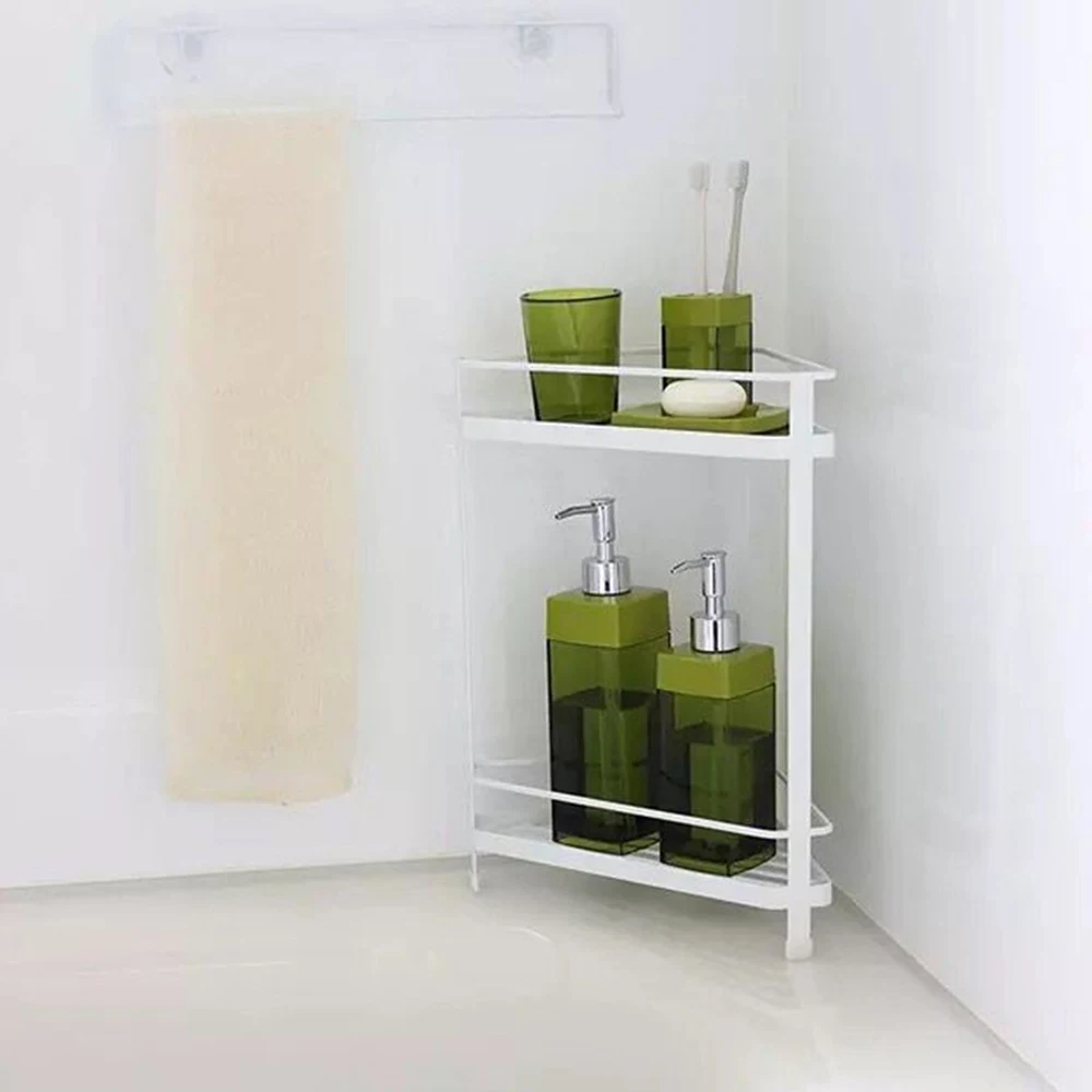 Веерообразная напольная стойка штатив полка для ванной веерообразные Угловые треугольные подставки многослойный кухонный стеллаж, держатель