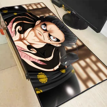 

ZSUXTC Anime One Piece MousePad Large Locking Edge Speed Game Gamer Gaming Mouse Pad Soft CSGO Dota 2 Laptop Notebook Mat