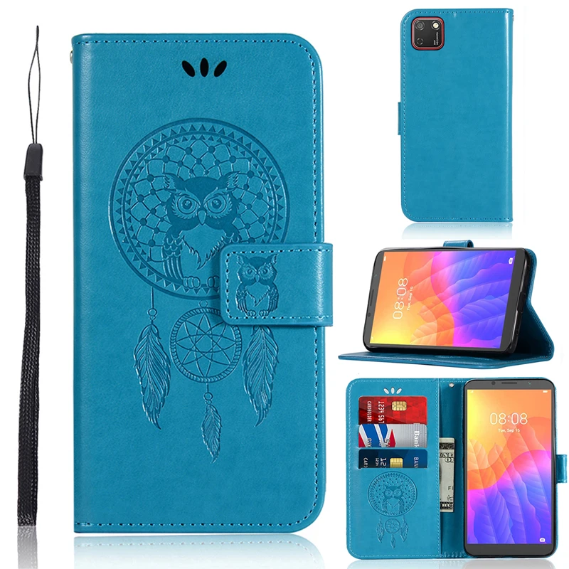 Чехол-книжка с бумажником для Huawei Y6 Y9 Prime 2019 Y5P Y6P Y9S Y7A Y3 ii Y5 Pro 2017 Y7 2018 кожаный чехол
