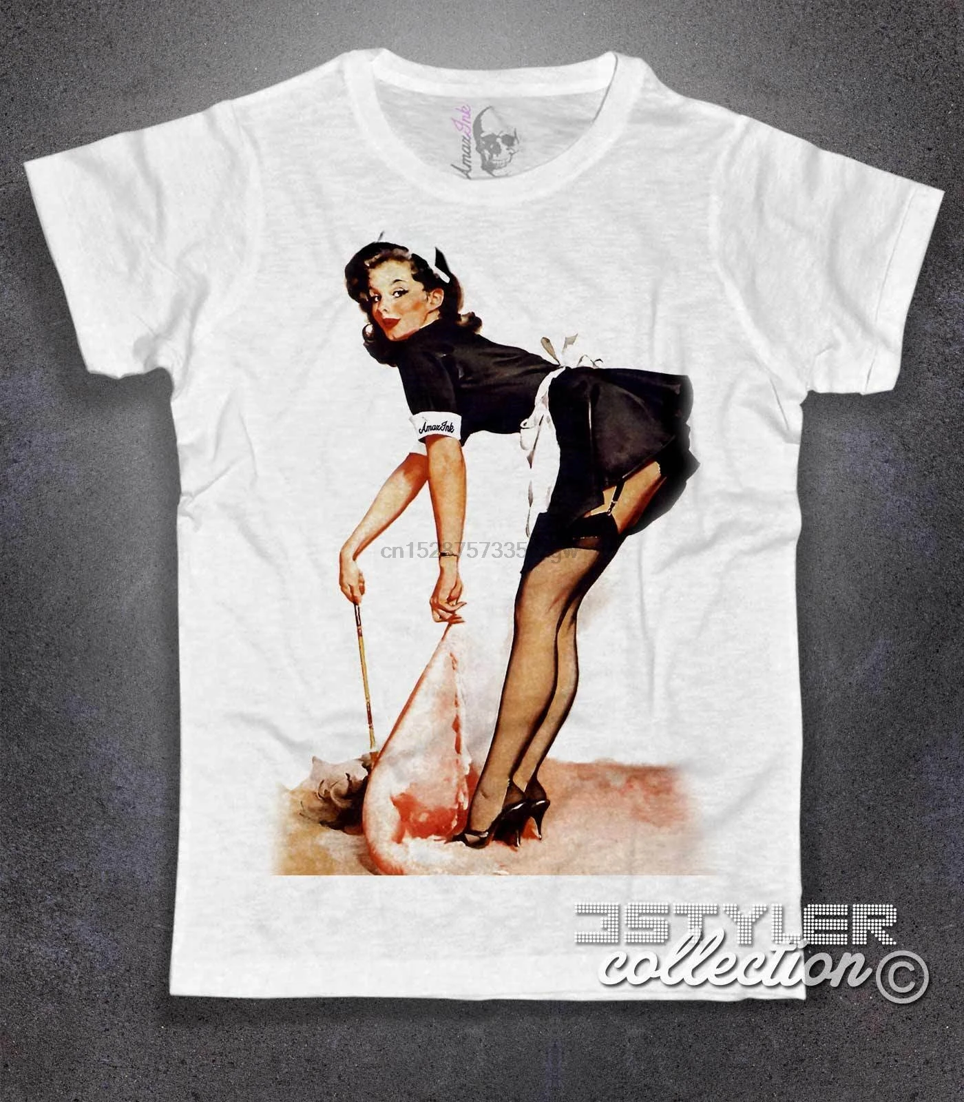 Женское винтажное платье футболка Herren Pin Up для девочек|Футболки| |