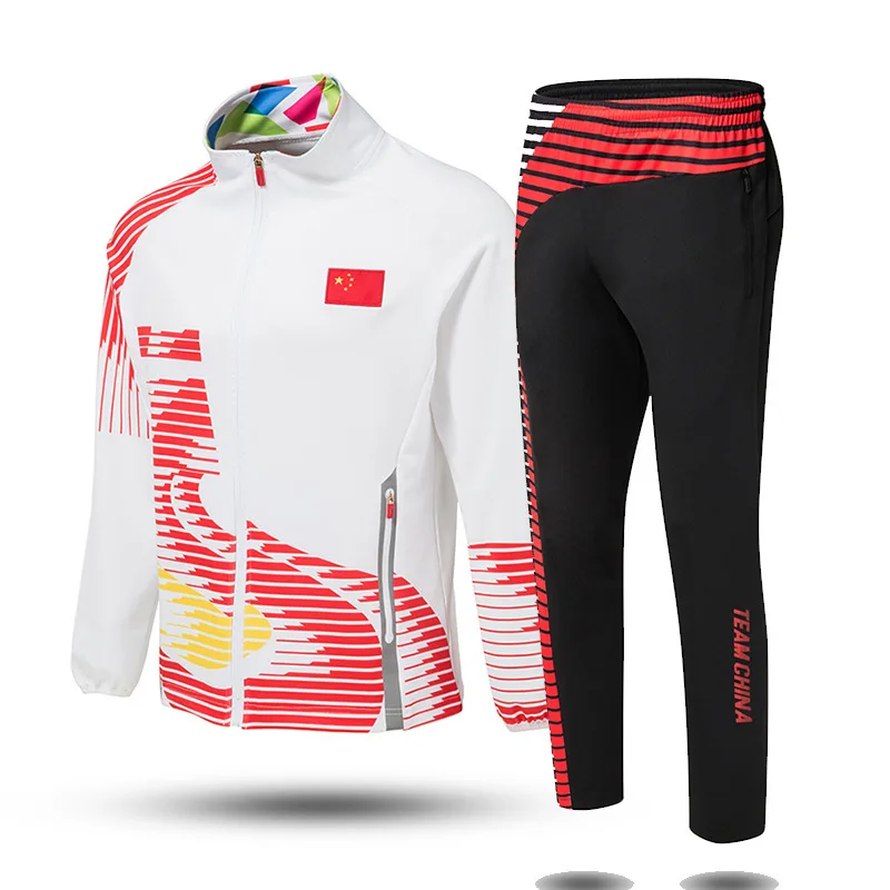 

Spring And Autumn China National Team Sports Clothing Men And Women Asian Games Played Receive Award Martial Arts Sports Trainin