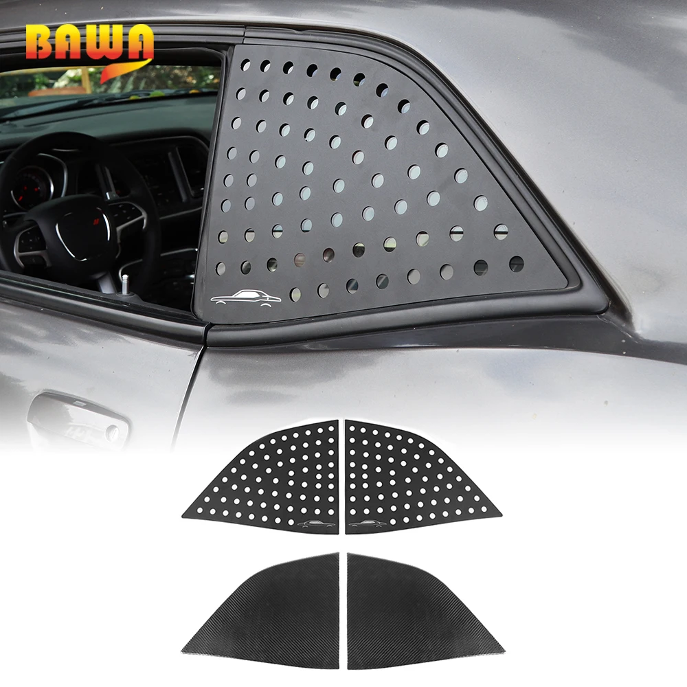 BAWA автомобиля задний треугольник окна стекло украшения накладка наклейки для Dodge