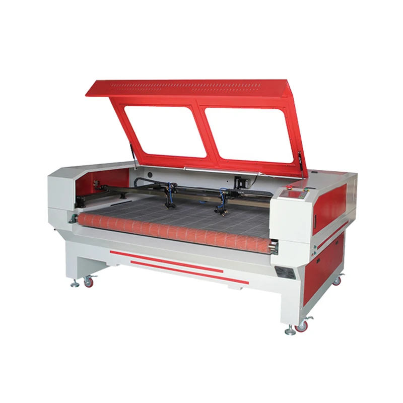 

AUTO feeding CNC double cutting heads laser cutting engraving machine from iGolden