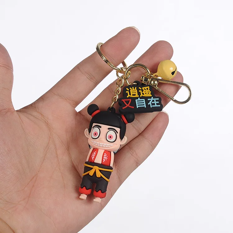 2019 новые и оригинальные брелки с персонажами Jey chain Magic Child Born Nezha Aobing для женщин