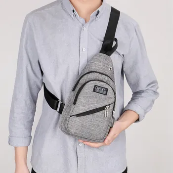 

Men's Canvas Shoulder Bags Chest bag Casual Crossbody Bags Shoulder Sling Chest Pack Bag Pouch Purse Bolsos Mujer #YJ