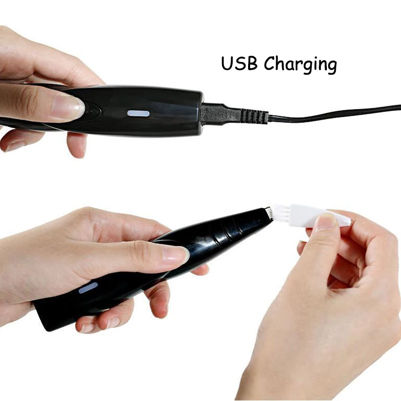 HIPET собака триммер для ног USB Перезаряжаемый низкий уровень шума профессиональные Домашние животные лапа для удаления волос для собак кошек Ухо Триммер для волос