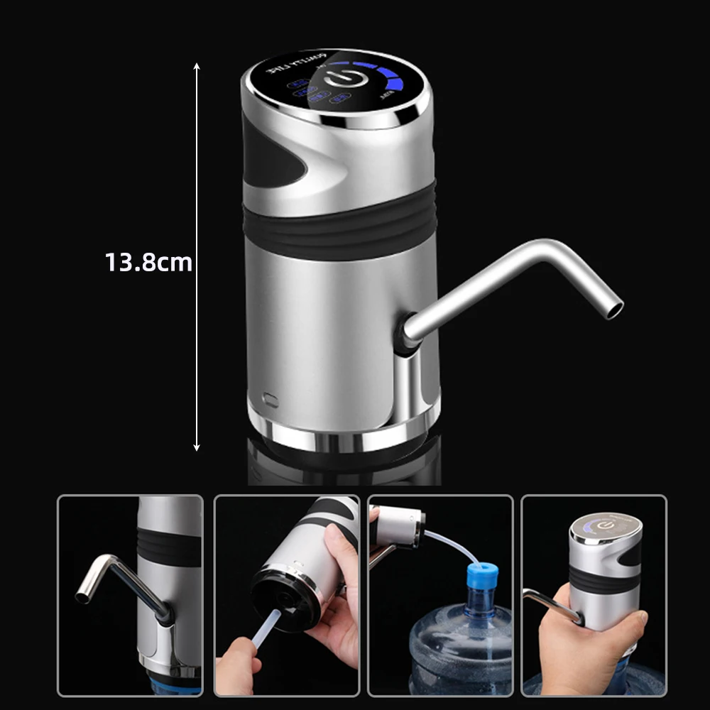 Электрический диспенсер для воды насос usb зарядка 8-10 галлонов бутылка питьевой переключатель для воды Насосное устройство умный дозатор воды