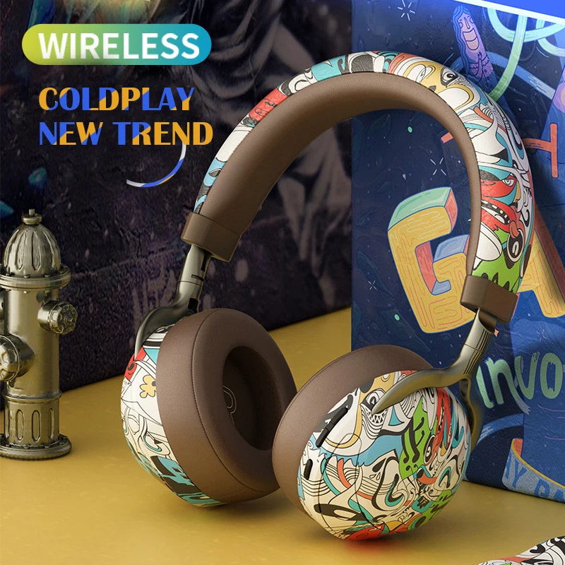HIFI Stereo Earphones Bluetooth Headphone Music Headset Support with Mic for Mobile Xiaomi Iphone Sumsamg Tablet | Электроника