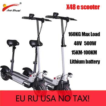 

Electric Scooter 48V 500W Rear Motor 100KM Long Distance 10inch Foldable Patinete Electrico Adulto Scooter Electrico Skateboard
