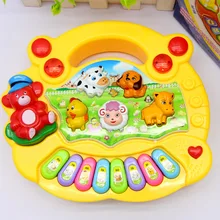 Горячая Распродажа 5031a обучающая игрушка ферма животное электронная клавиатура музыкальное пианино детские игрушки для детей и младенцев Малыш Кай