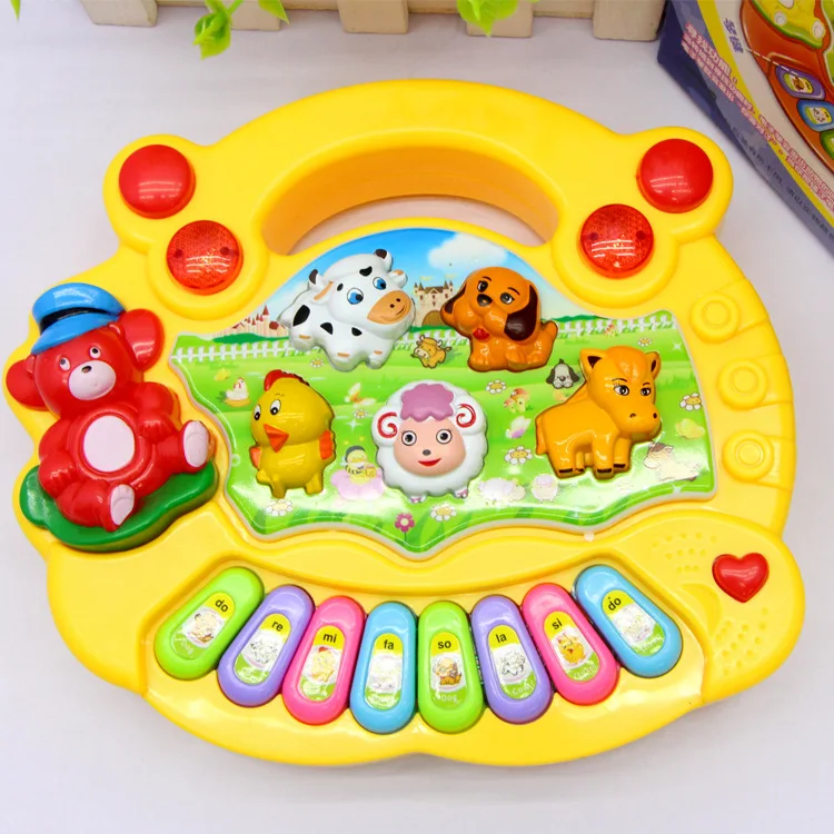 

Hot Sales 5031a Educational Toy Farm Animal Electronic Keyboard Music Piano Children Toys for Children And Infants Baby Kai