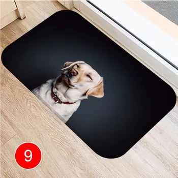 

Dog Pattern Floor Mat Carpets Floor Rug Kitchen Living Bathroom Non-slip Backing YE-Hot