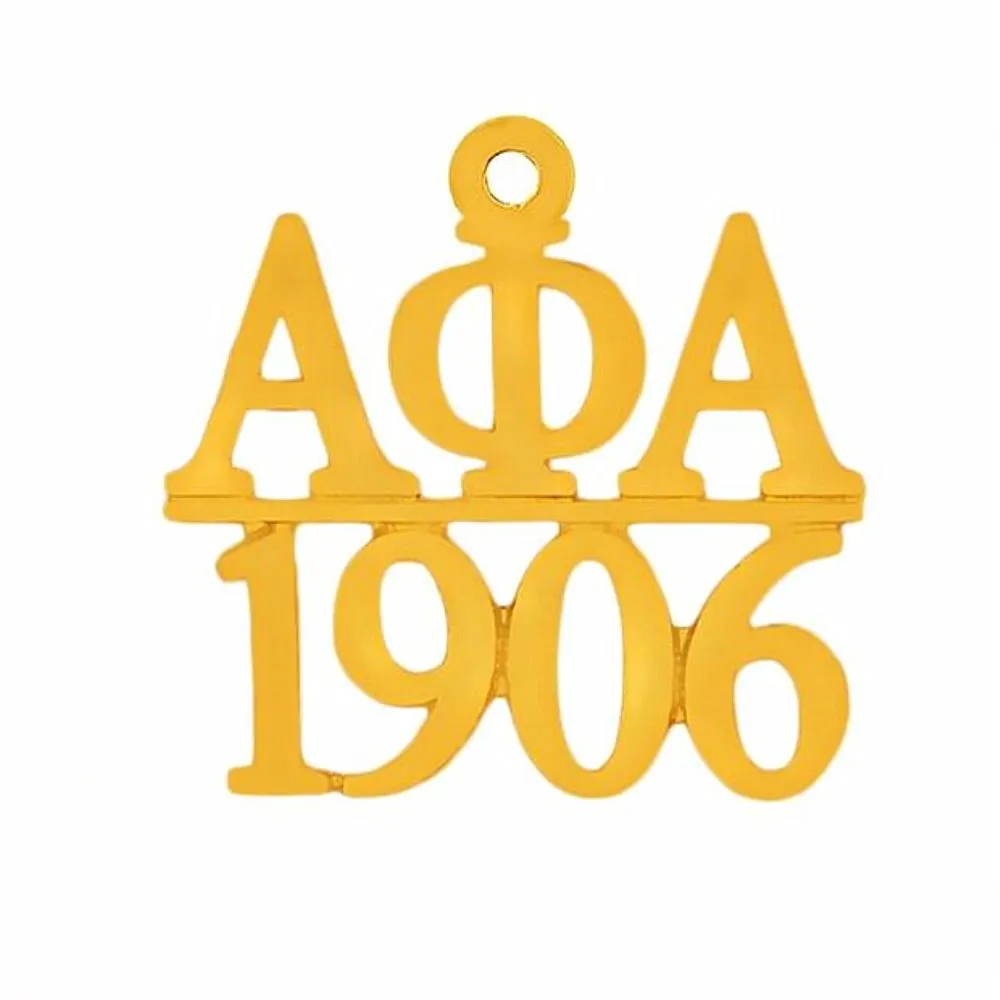 Греческие Буквы Divine Nine fraternity 1906 Альфа, Фи Альфа очарование школы society ювелирные аксессуары для браслетов ожерелья DIY - Окраска металла: 1
