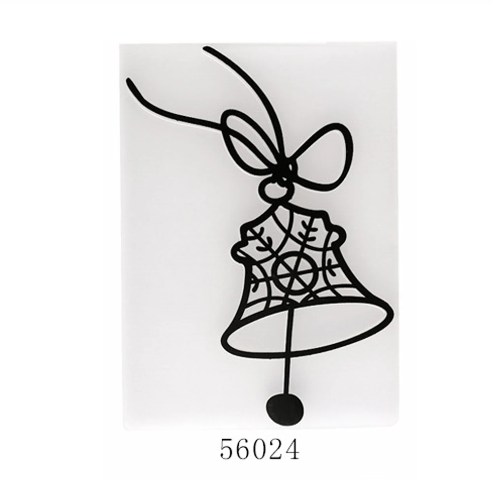 Christmas Plastic Embossing Folder Template for DIY Scrapbooking Craft Photo Album Card Holiday Handmade Decoration Supplies