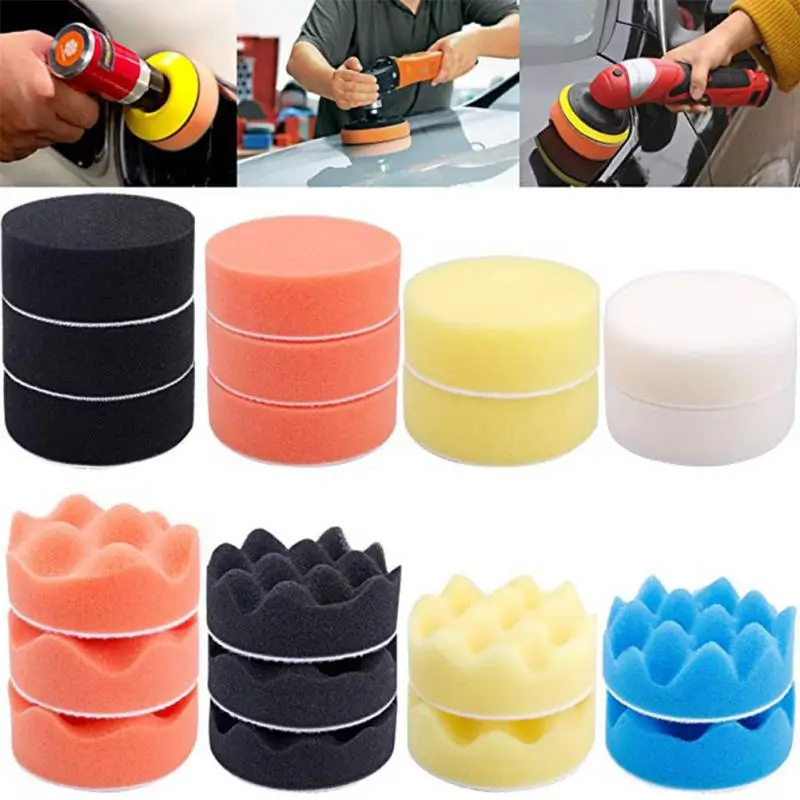 31pcs 3 Inch Professional Polishing Pad Kit Buffing Boat Car Foam Drill Styling