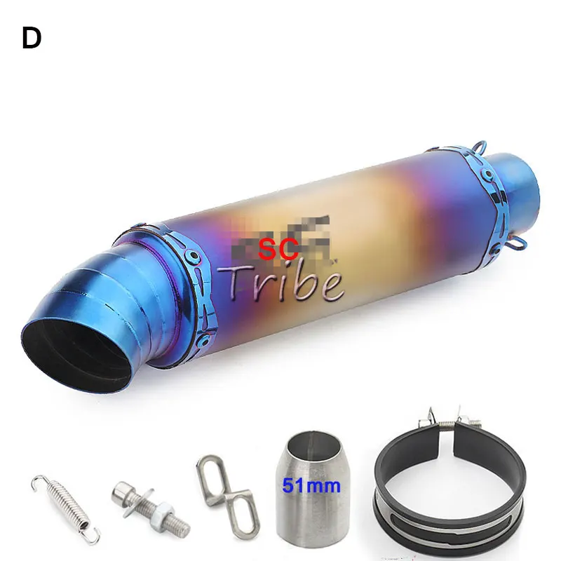 Tubo De Escape Akrapovic глушитель мотоцикла GP для мотокросса труба модифицированная для MT07 Z900 ltz 400 gsr 750 R3 ATV Скутер