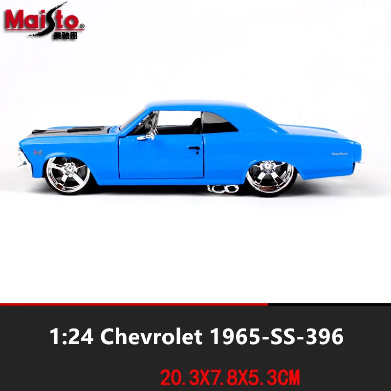 Maisto 1:24 1966 Шевроле СС конвертируемая модель автомобиля имитация украшения