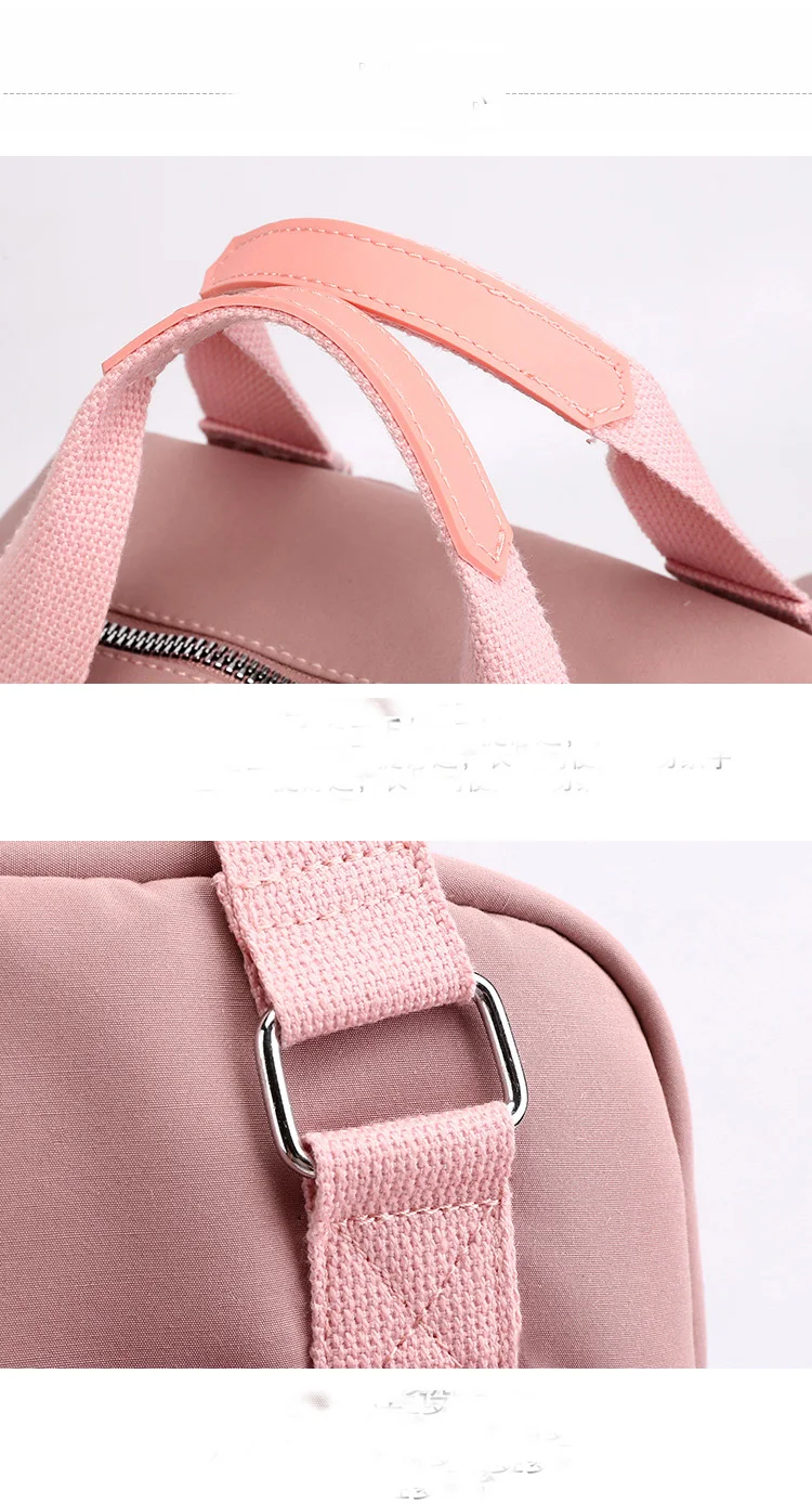 USB Rechargeable Casual Women Backpack Large Capacity College Wind Travel Trolley Bag Waterproof Ladies Backpack