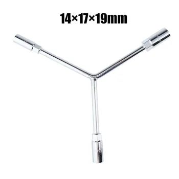 

Y-Type Hex Socket Wrench 3 Way Y Socket Spanner Car Repair Hand Tool Sturdy Standard Hexagonal Socket Wrench