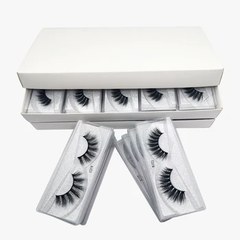 

SHIDISHANGPIN bulk faux mink lashes 20/30/40/50/100 pairs natural long false eyelashes 3d fluffy thick eyelash extension lash