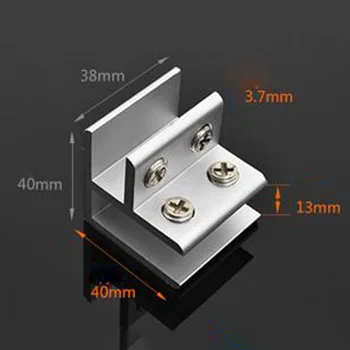 

Aluminum Alloy Glass Clamp Clip Bracket Retainer For Thickness 10mm-12mm
