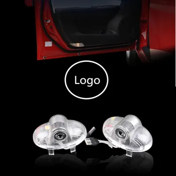 

2x Car Led Logo/Emblem Laser Lamp LED Car Door Step Ghost Shadow Welcome Projector Light Lamp For Mazda 6 RX8 A8 RX-8 CX9 CX-9