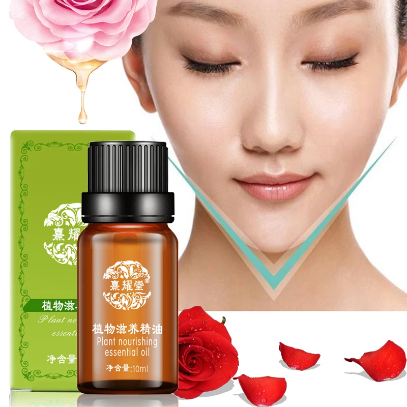 Эфирные масла Rose для похудения и быстрого подтяжки лица эссенция против старения