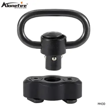 

AloneFire M430 Mlok Heavy Duty Push Button QD Quick Release Gun Sling Swivel Mount Adapter for Hunting Acceossries Swivel Stud