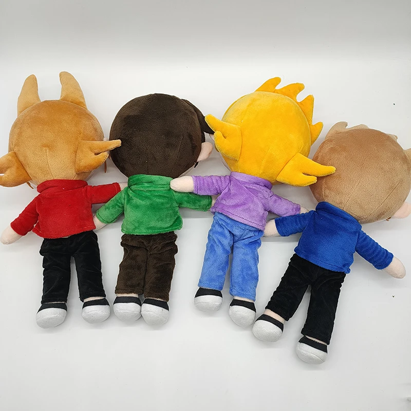 Eddsworld boneca de pelúcia para crianças, 2 peças de 34-36cm, decoração,  aniversário e presente de Natal