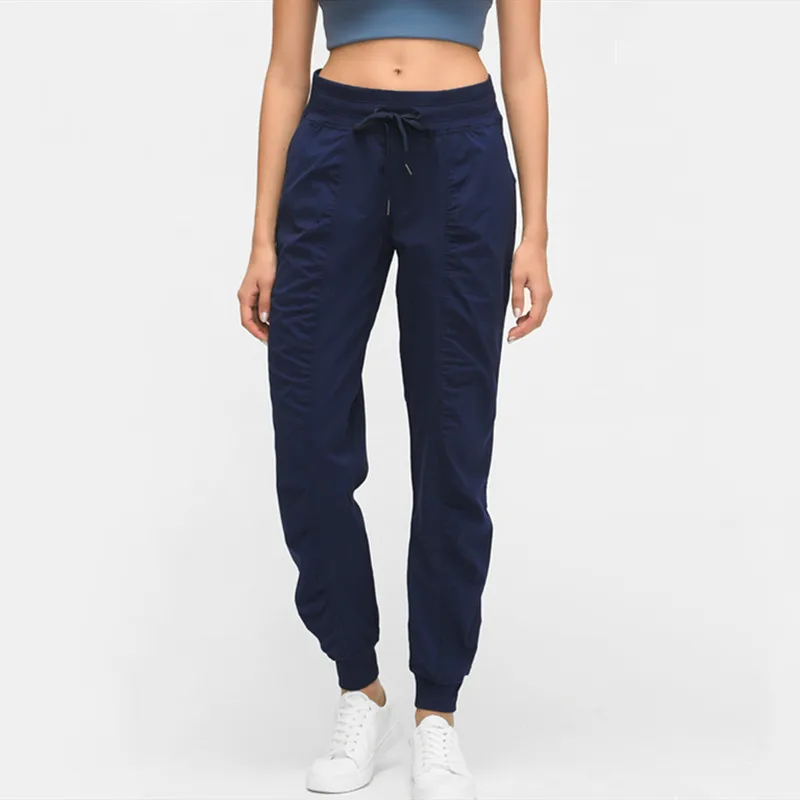 Cena Colorvalue frywolitki tkaniny sznurek sportowe do biegania biegaczy kobiety szybkie suche sportowe Gym Fitness spodnie dresowe z dwa boczne kieszenie