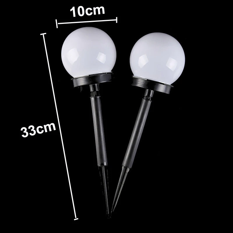 

HHO-6 Pcs/Lot Solar LED Light Bulb Waterproof Lawn Garden Light Solar Powered Landscape Lamp for Outdoor Camping Garden Night Li