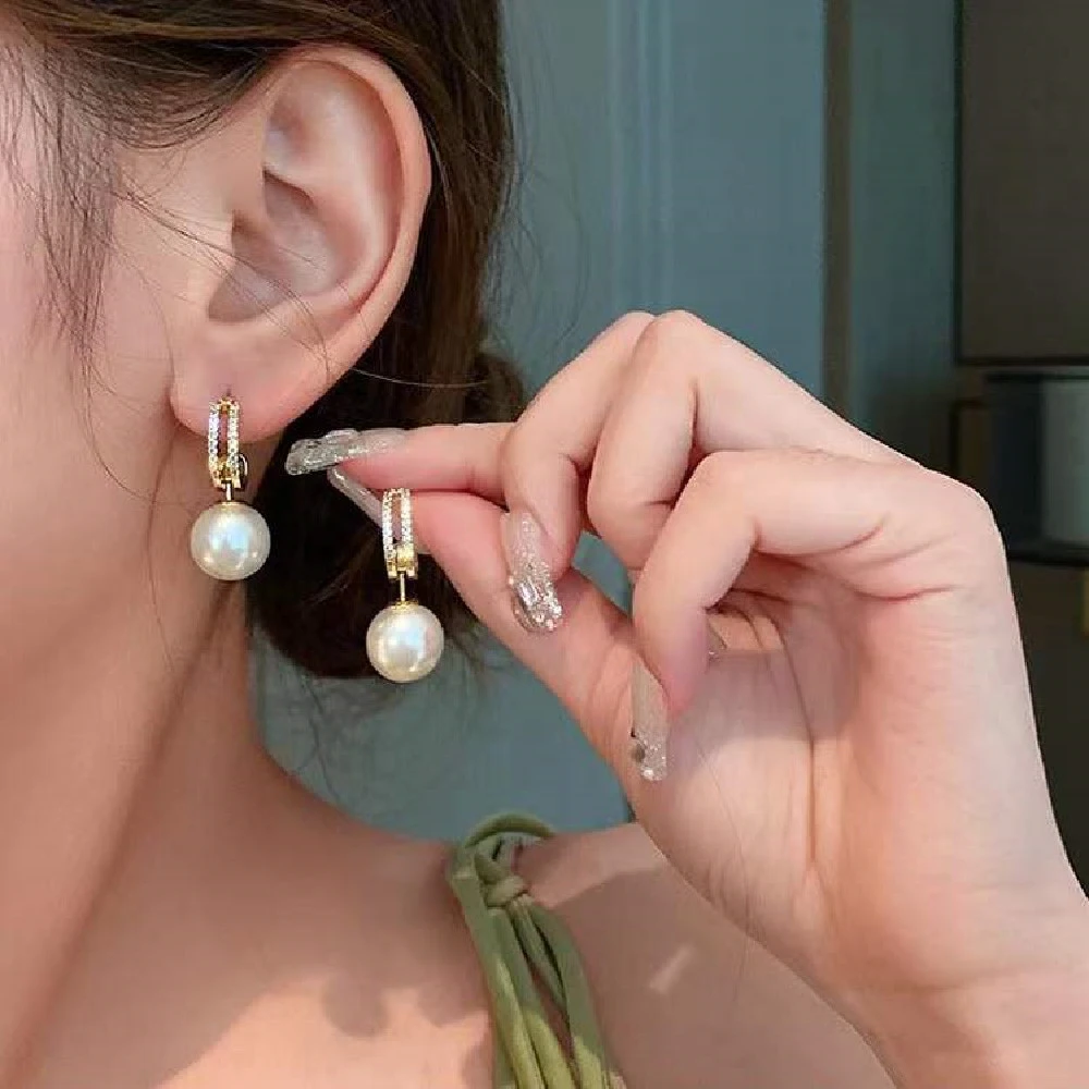 pendientes mujer joyería mujer pendientes dorados pendientes de Pendientes góticos de cristal con incrustaciones de diamantes para mujer, joyería de lujo, regalo de San Valentín, moda| - AliExpress