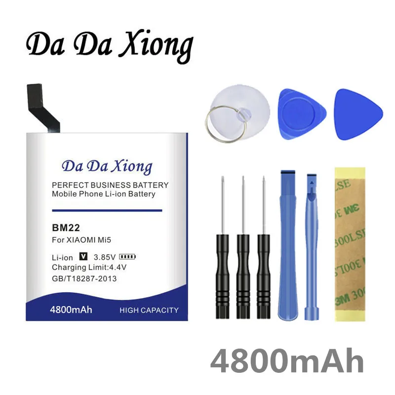 Da Xiong 4800mAh BM22 батарея для Xiaomi Mi5 5 M5 MI сотового телефона|battery for xiaomi|battery for3300mah battery |