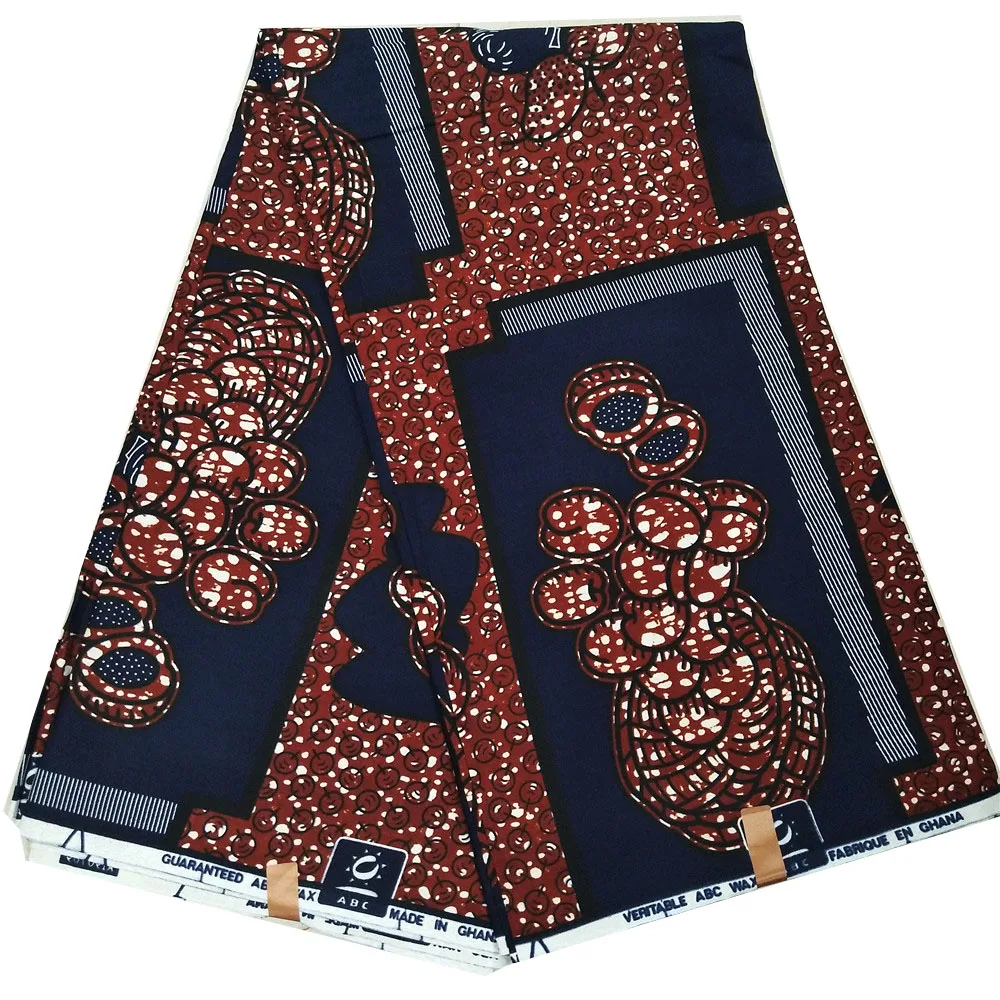 

Nigeria wax java print fabrics veritable dutch wax African Ankara wax fabrics 100% cotton