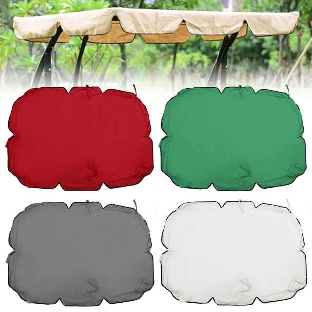 1Pc Kültéri Terasz Lengő Lombkorona Ülés Felső Borító Kert 2/3 Ülésméret Sátra Fedél Csere - Image 3