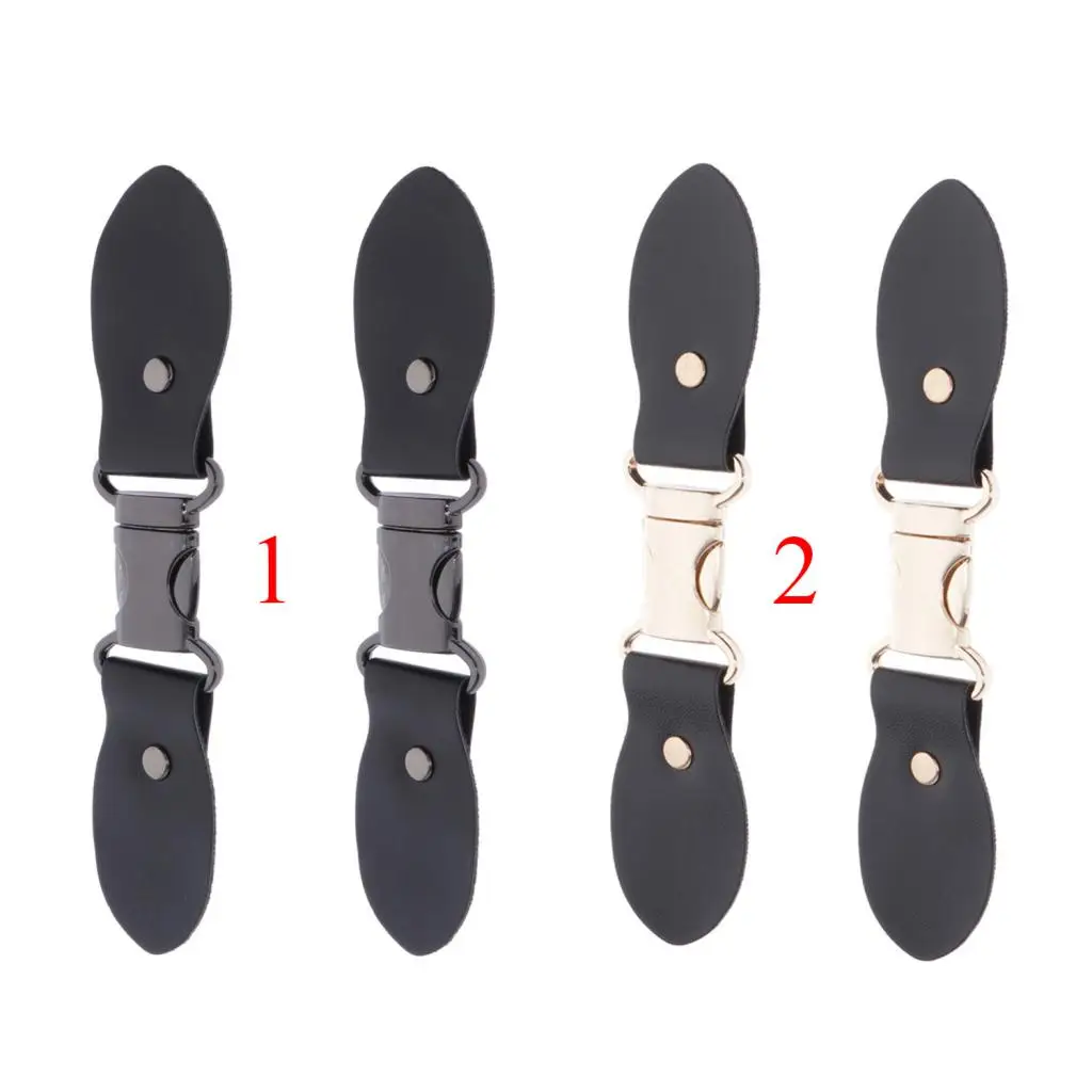 2 Pieces Sew on PU Leather Toggle Buttons DIY Clothing Accessories