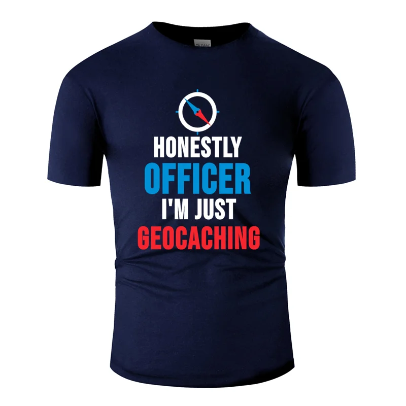 Men-Navy Blue Комическая геокерская рубашка геоксаер gps геоксач подарок футболка мужская кавайная одноцветная Мужская футболка против морщин Известный хип-хоп - Цвет: Men-Navy Blue
